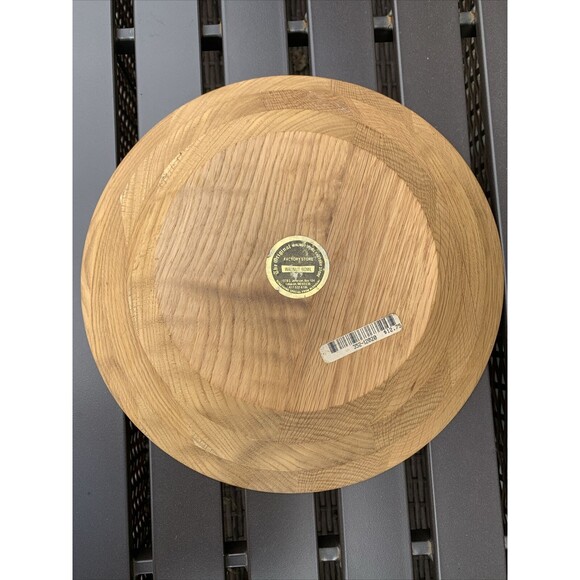 The Original Walnut Bowl Factory Store 12” Walnut Bowl Fall Decor With‎ Stickers - Picture 2 of 4